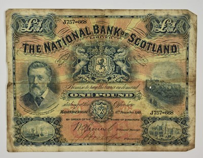 Lot 468 - The National Bank of Scotland, £1 1908-24...