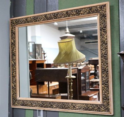 Lot 1109 - A Carved and Gilt Framed Mirror, 82cm by 71cm