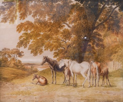 Lot 1113 - Follower of Robert Hills (1769-1844) Mares and...