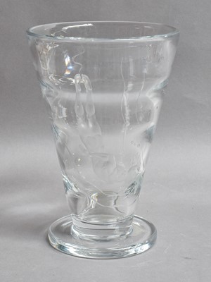 Lot 141 - Vicke Lindstrand for Orrefors, glass vase...