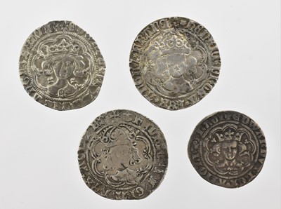Lot 133 - 3 x Hammered Groats, comprising: Edward IV...