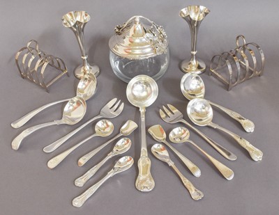 Lot 28 - A Collection of Assorted Silver and Silver...