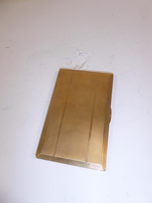 Lot 2072 - A Gold Cigarette-Case