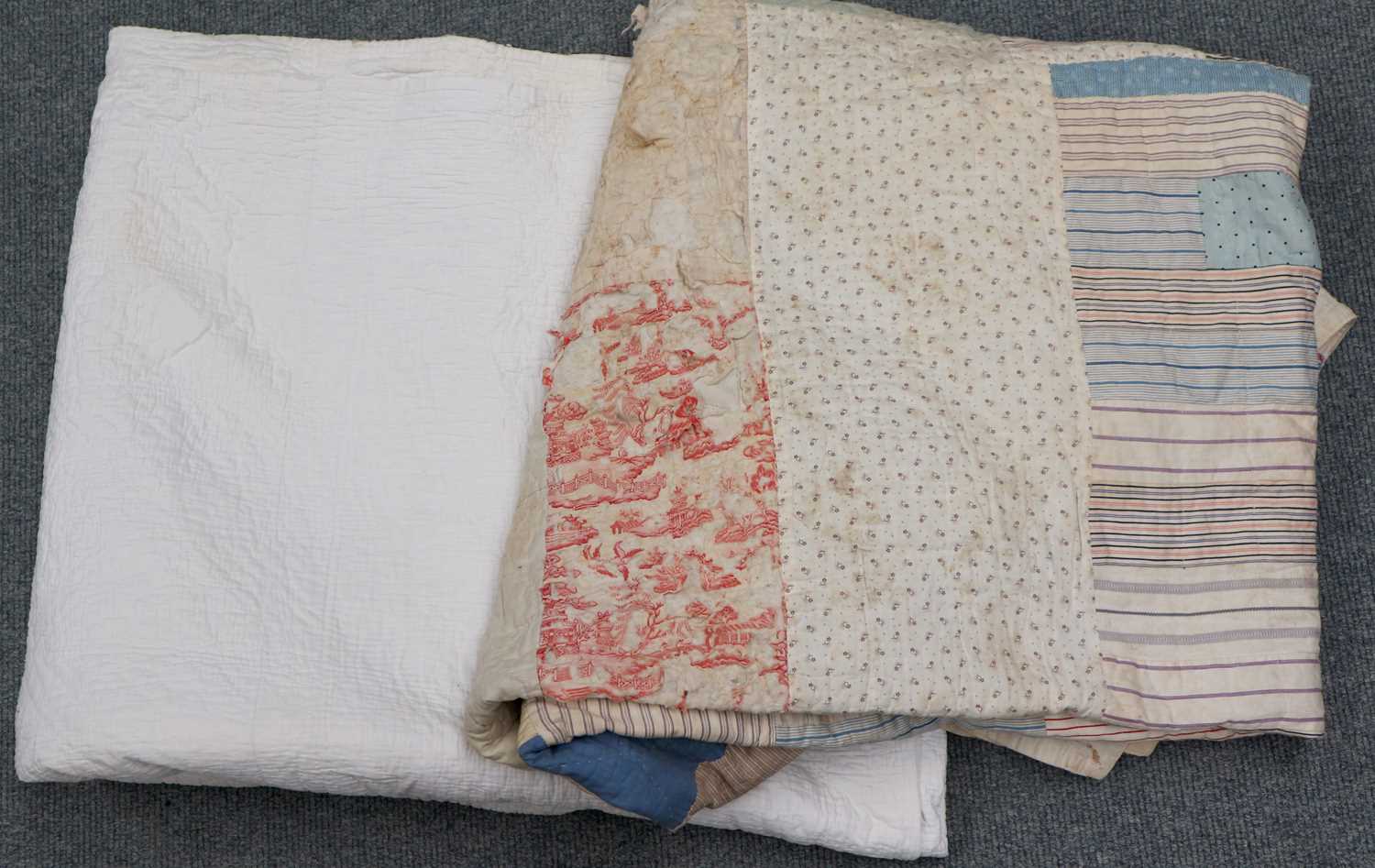 Lot 316 - Late 19th Century Patchwork Quilt,...