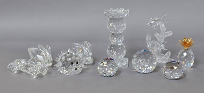 Lot 82 - A Collection of Swarovski Animals and Other...
