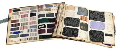 Lot 2154 - French Fabric Sample Book Titled 'Claude',...