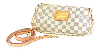 Lot 5062 - Louis Vuitton Eva Damier Azur Shoulder Bag,...