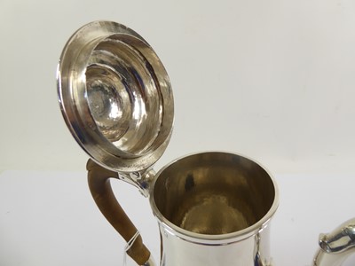 Lot 2001 - A George II Silver Coffee-Pot