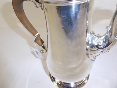 Lot 2001 - A George II Silver Coffee-Pot