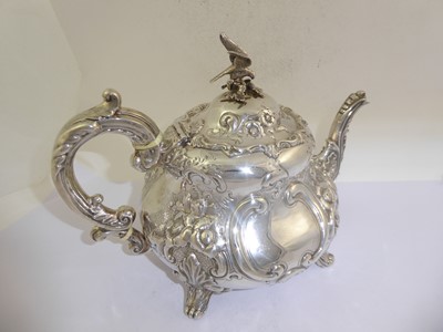 Lot 2092 - A Four-Piece Victorian Silver Tea and Coffee-Service