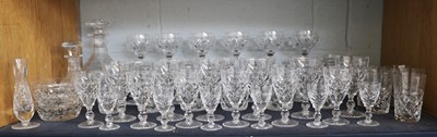 Lot 106 - Stuart Crystal Suite of art deco ''Victoria''...