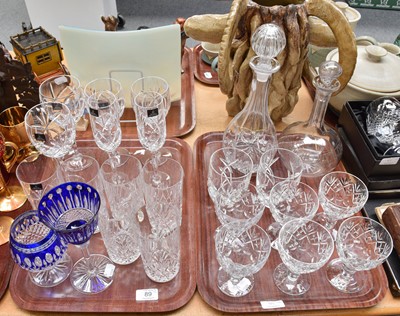 Lot 89 - A Group of Glassware including, a pair of...