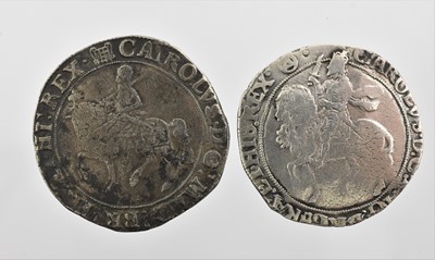 Lot 155 - 2 x Charles I, Halfcrowns comprising: (1)...