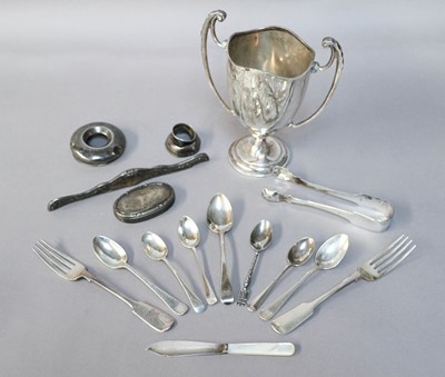 Lot 202 - A Collection of Assorted Silver, including a...