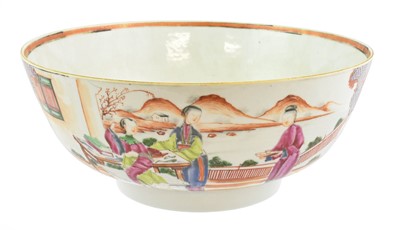 Lot 317 - A Chinese Porcelain Punch Bowl, Qianlong,...