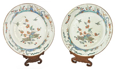 Lot 318 - A Pair of Dutch-Decorated Chinese Porcelain...