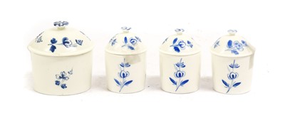 Lot 184 - A Set of Three Mennecy Porcelain Toilet Pots...