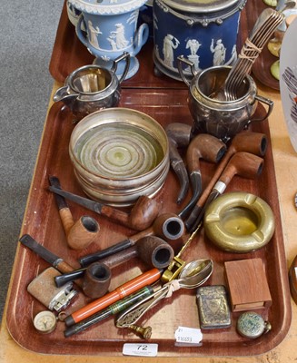 Lot 72 - Miscellaneous Items, including various pipes,...