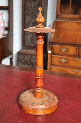 Lot 256 - A Victorian mahogany violin bow stand, 48cm high