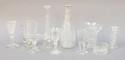 Lot 243 - 18th Century Glass including A Patch Stand,...