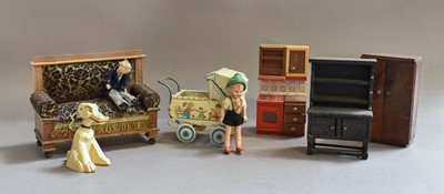 Lot 177 - Early 20th Century Dolls House Accessories,...