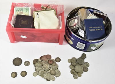 Lot 248 - Assorted Silver and Commemorative Coinage, to...