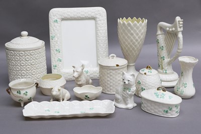 Lot 215 - A Small Group of Belleek China, including...