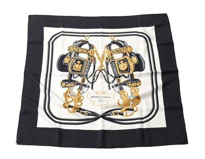 Lot 2236 - Return to H/O Hermés Silk Scarf, Brides de...