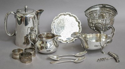 Lot 228 - A Collection of Assorted Silver and Silver...