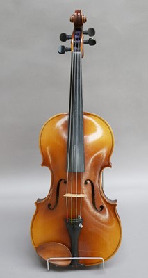 Lot 114 - Viola 15 1/2'' two piece back labelled 'Oskar...