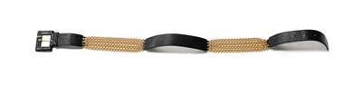 Lot 2224 - Collect from H/O Gucci Black Leather Belt...