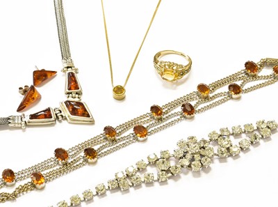 Lot 61 - A Quantity of Jewellery Including, a 9 carat...