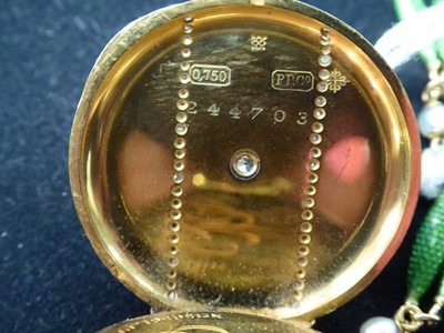 Lot 2243 - Patek Philippe & Cie: A Fine Lady's 18ct Gold...