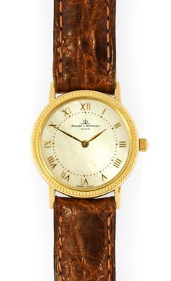Lot 1 - A Lady's 18 Carat Gold Wristwatch, signed...