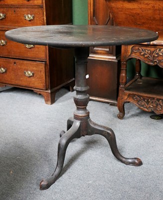 Lot 1145 - An Chinoiserie Tilt-Top Tripod Table, 18th...