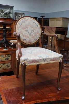 Lot 1149 - A Mahogany Framed Child's Chair, bearing label...