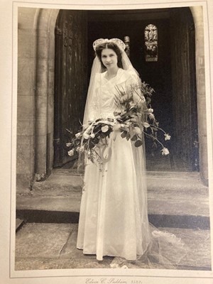 Lot 2041 - Three Circa 1930-40s Wedding Dresses...