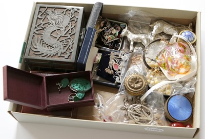 Lot 25 - A Small Quantity of Jewellery Including, a 9...