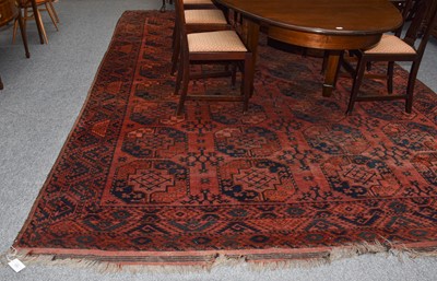 Lot 1003 - Ersari Carpet, the field with columns of...