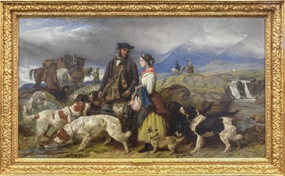 Lot 1088 - Richard Ansdell RA (1815-1885) "Going to the...