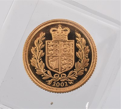 Lot 382 - Elizabeth II, Proof Half Sovereign 2002,...