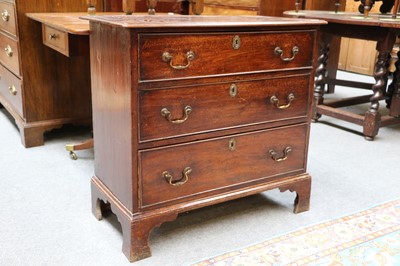 Lot 1187 - A Small George III style Mahogany Three-Height...