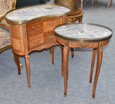 Lot 1128 - A French Louis XV Style Kingwood Kidney Form...