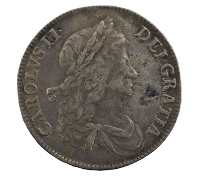 Lot 174 - Charles II, Crown 1668 XV, obv. first draped...