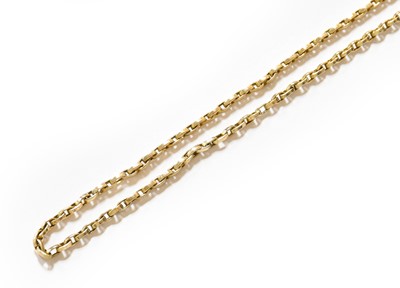 Lot 27 - A Trace Link Chain, stamped '9CT', length 53.5cm
