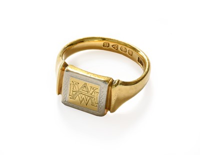 Lot 11 - An 18 Carat Gold Signet Ring, finger size P