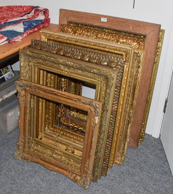 Lot 1346 - Nine Picture Frames, including gilt examples