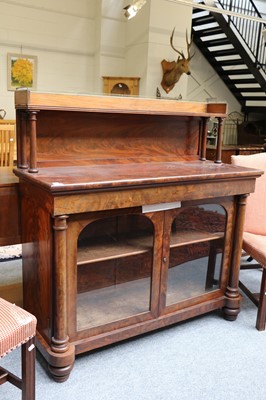 Lot 1328 - A Mahogany Chiffonier, 19th century, with...