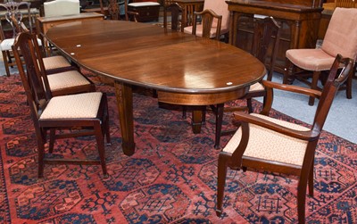 Lot 1329 - A Mahogany Extending Dining Table, late...