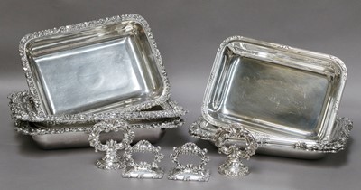Lot 163 - A Pair of Old Sheffield Plate Entree-Dishes,...